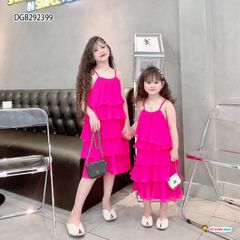 [XẢ KHO] Đầm voan tầng dập ly dễ thương cho bé gái DGB292399