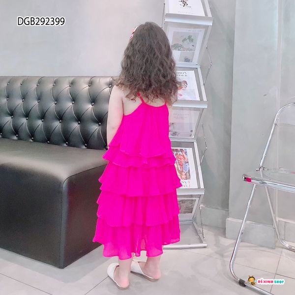 [XẢ KHO] Đầm voan tầng dập ly dễ thương cho bé gái DGB292399