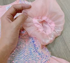 Đầm công chúa đính kim sa dễ thương cho bé gái DGB292464