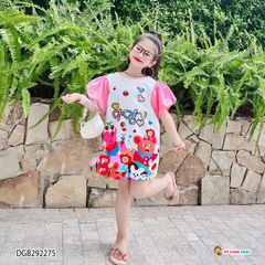 [XẢ KHO]  Đầm 3D tay phồng dễ thương cho bé gái (KING BB) DGB292275
