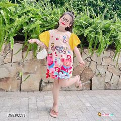 [XẢ KHO]  Đầm 3D tay phồng dễ thương cho bé gái (KING BB) DGB292275