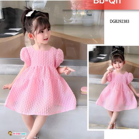 [XẢ KHO] Đầm voan tay phồng dễ thương cho bé gái DGB292382