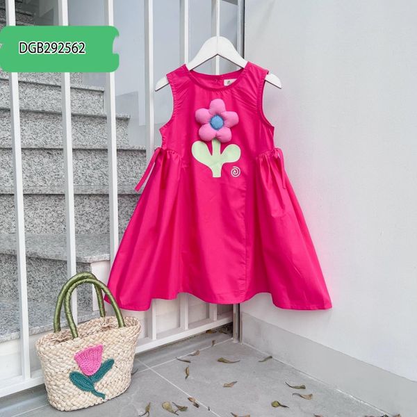 [XẢ KHO] Đầm xoè kết bông nổi dễ thương cho bé gái DGB292562