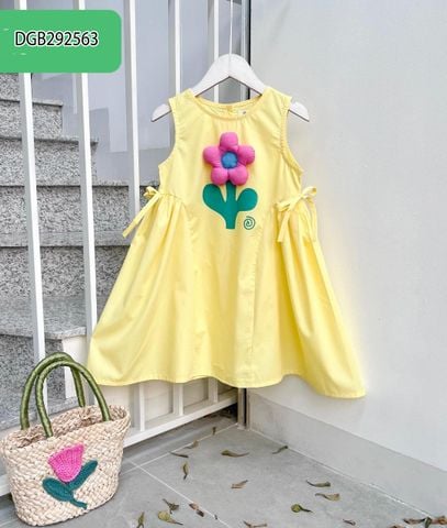 [XẢ KHO] Đầm xoè kết bông nổi dễ thương cho bé gái DGB292562