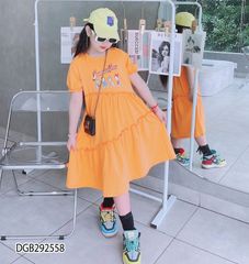 Đầm xoè in vịt dễ thương cho bé gái DGB292558