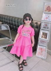 Đầm xoè in vịt dễ thương cho bé gái DGB292558