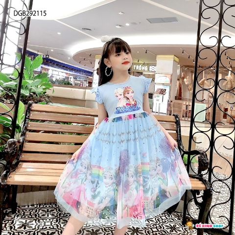 [XẢ KHO] Đầm công chúa elsa dễ thương cho bé gái DGB292115