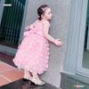 Đầm công chúa phối ren dễ thương cho bé gái DGB292183