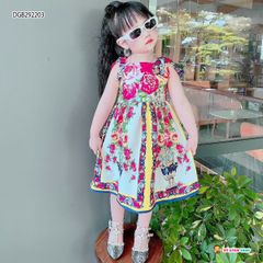 [XẢ KHO] Đầm lụa 2 dây dễ thương cho bé gái  DGB292202
