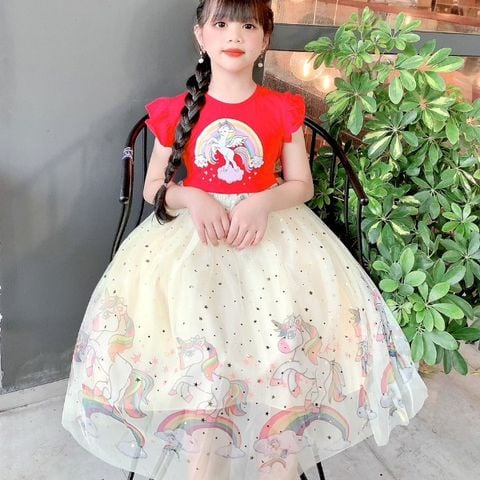 [XẢ KHO] Đầm công chúa pony dễ thương cho bé gái DGB292099