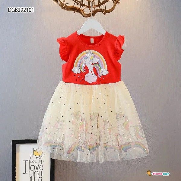 Đầm công chúa pony dễ thương cho bé gái DGB292099