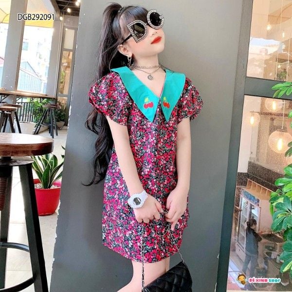 [XẢ KHO] Đầm kate cherry dễ thương cho bé gái DGB292089