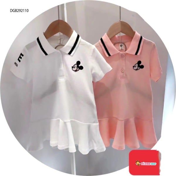 [XẢ KHO] Đầm trụ thêu Mickey dễ thương cho bé gái DGB292109