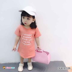 [XẢ KHO] Đầm thun in chữ DGB191537