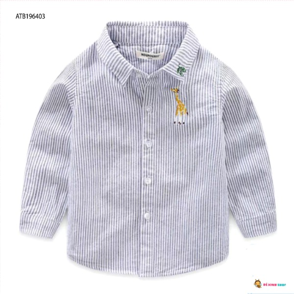[XẢ KHO] Áo sơ mi hươu dễ thương cho bé trai ATB196523