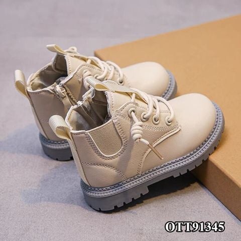 Giày boot khóa kéo cổ cao dễ thương cho bé OTT91345