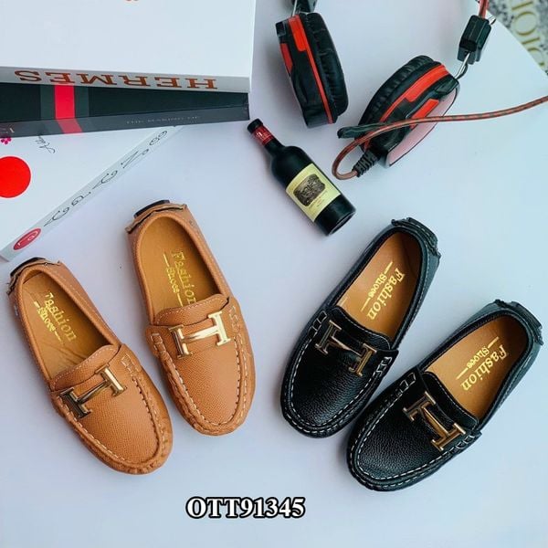 Giày lười chữ H phong cách cho bé OTT91352