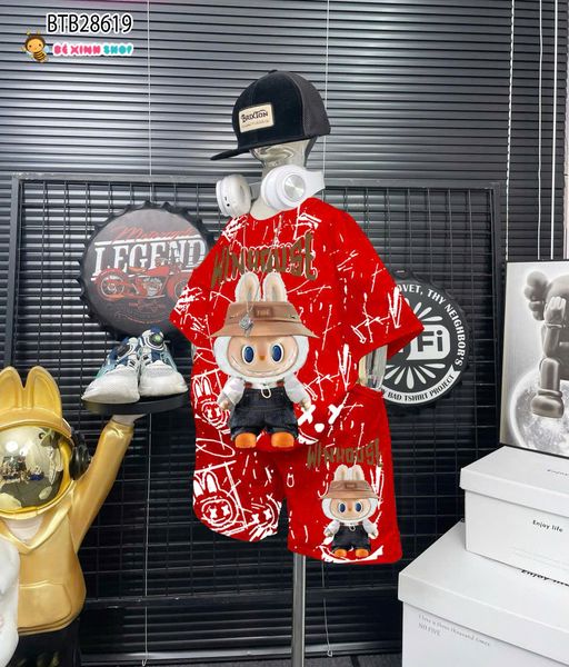 Set thun in charm Winhouse Labubu dễ thương cho bé trai BTB28618