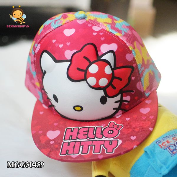 Nón 3D Hello Kitty Tim Hồng Sen dễ thương cho bé MGG30459