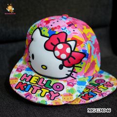Nón Hello kitty MÀU SẮC dễ thương cho bé MGG30346