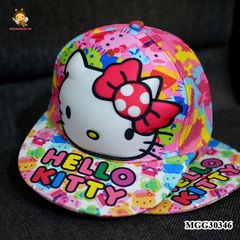 Nón Hello kitty MÀU SẮC dễ thương cho bé MGG30346