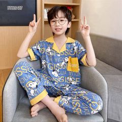 Bộ pijama dễ thương cho bé trai mặc nhà BTB28487