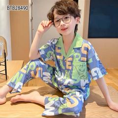 Bộ pijama dễ thương cho bé trai mặc nhà BTB28487