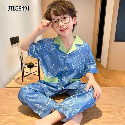 Bộ pijama dễ thương cho bé trai mặc nhà BTB28487