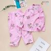 Set Pijama kate dài  tay  chấm  bi  dễ thương cho bé gái BGB123978 (PHOM RỘNG)