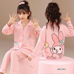 Pijama dài tay dễ thương cho bé gái BGB123952
