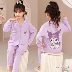 Pijama dài tay dễ thương cho bé gái BGB123952
