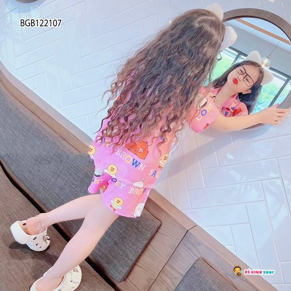 [XẢ KHO] Pijama đùi Mango dễ thương cho bé gái BGB122107
