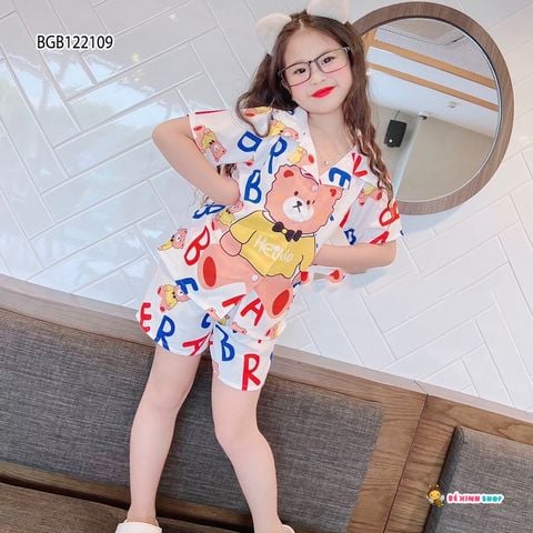 [XẢ KHO] Pijama đùi Mango dễ thương cho bé gái BGB122107