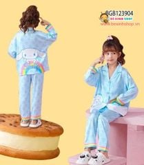 Pijama tay dài họa tiết hoạt hình dễ thương cho bé gái BGB124145