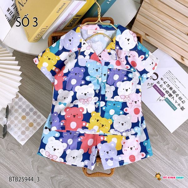 Pijama thú dễ thương cho bé trai bé gái BTB25944