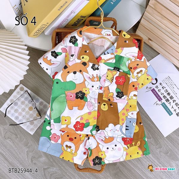 Pijama thú dễ thương cho bé trai bé gái BTB25944
