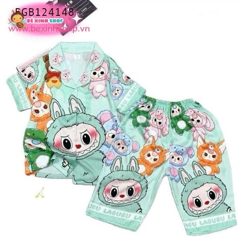 Pijama lửng họa tiết hoạt hình dễ thương cho bé gái BGB124147
