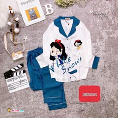 [XẢ KHO] Pijama dài tay Bạch tuyết dễ thương cho bé gái BGB121410