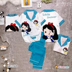[XẢ KHO] Pijama NGẮN TAY BẠCH TUYẾT dễ thương cho bé gái BGB121622