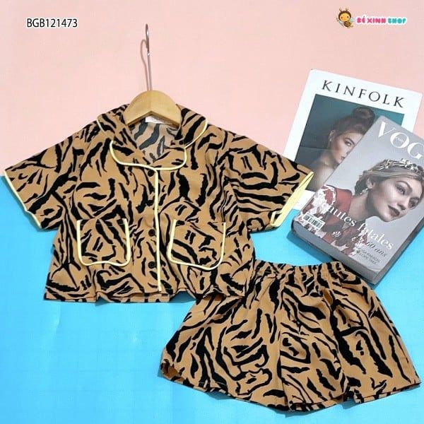 Pijama in beo dễ thương cho bé gái BGB121470