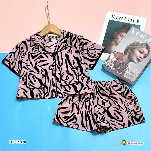 Pijama in beo dễ thương cho bé gái BGB121470