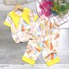Pijama cổ kim cương dễ thương cho bé gái BGB121815