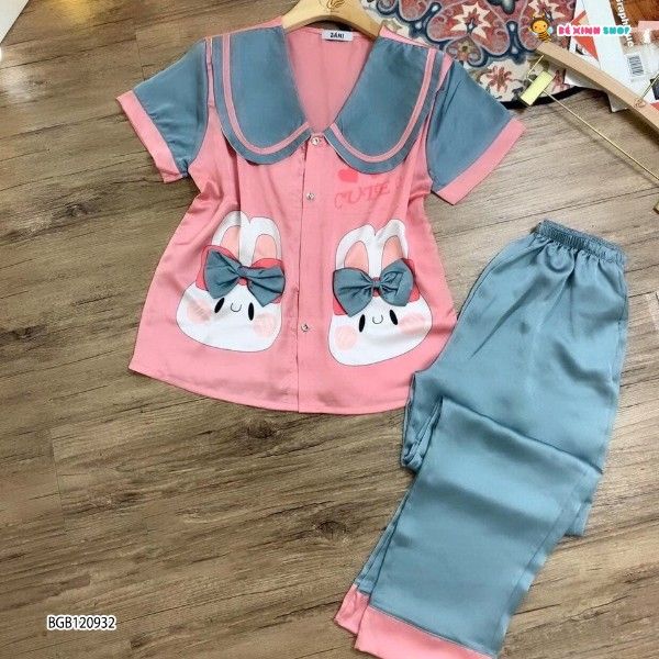 Pijama dài thỏ dễ thương cho bé gái BGB120932