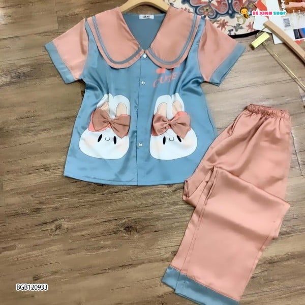 Pijama dài thỏ dễ thương cho bé gái BGB120932