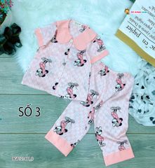 Pijama chữ hình dễ thương cho bé gái BGB121484