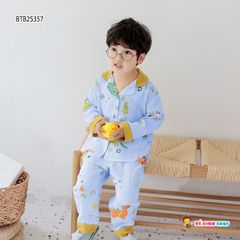 [XẢ KHO] Bộ Pijama in khủng long dễ thương cho bé BTB25355