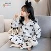 Pizama lụa dài mặc nhà dễ thương cho bé gái BXG1243