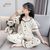 Pizama lụa dài mặc nhà dễ thương cho bé gái BXG1243