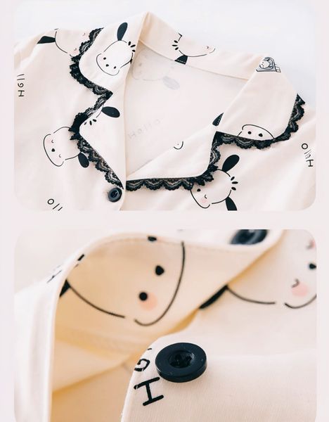 Pizama lụa dài mặc nhà dễ thương cho bé gái BXG1243