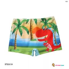 Quần bơi khủng long DINASOUR dễ thương cho bé trai